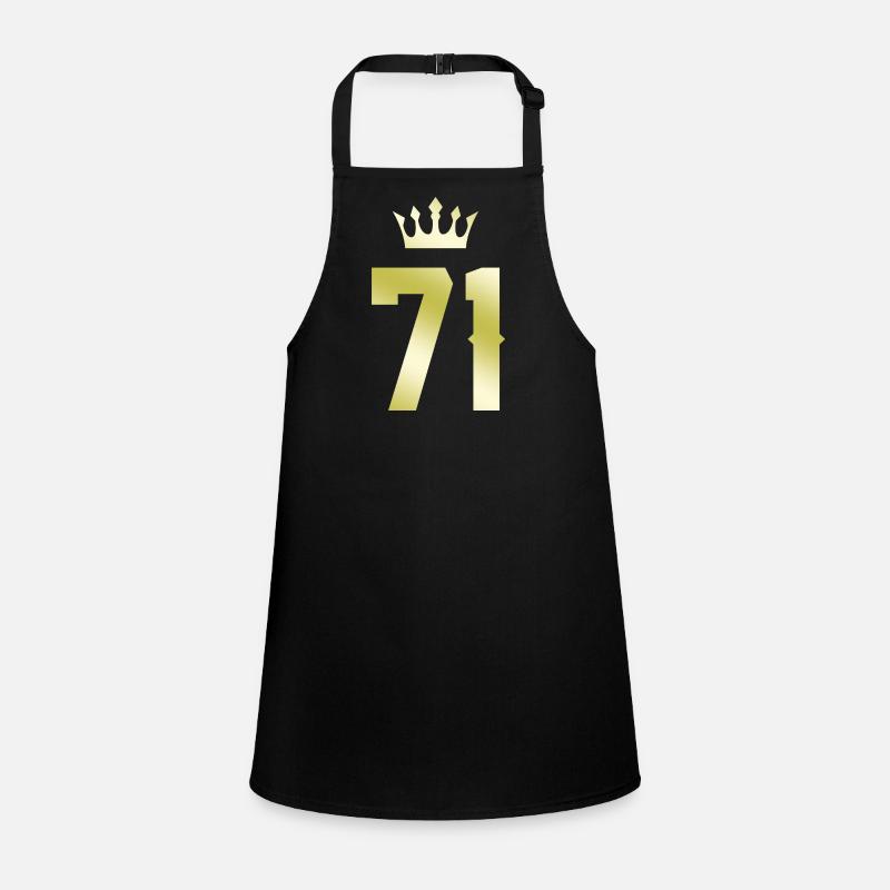 71 Number crown Children's Apron