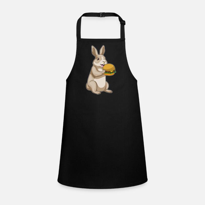 Bunny Cheeseburger Children's Apron