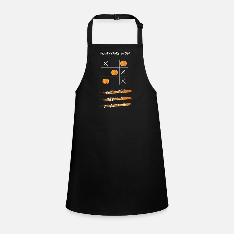 Conception de citrouille tic tac toe Tablier Enfant