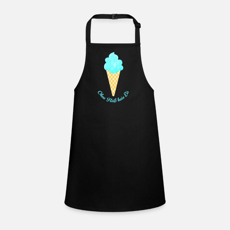 Eis Waffel coole Sprüche Quote Sommer Eiscreme Fan Schürze für Kinder