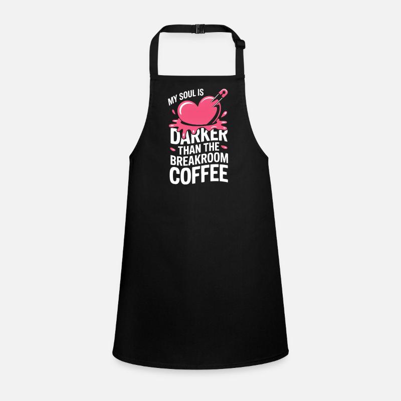 Darker Than Breakroom Coffee Children's Apron