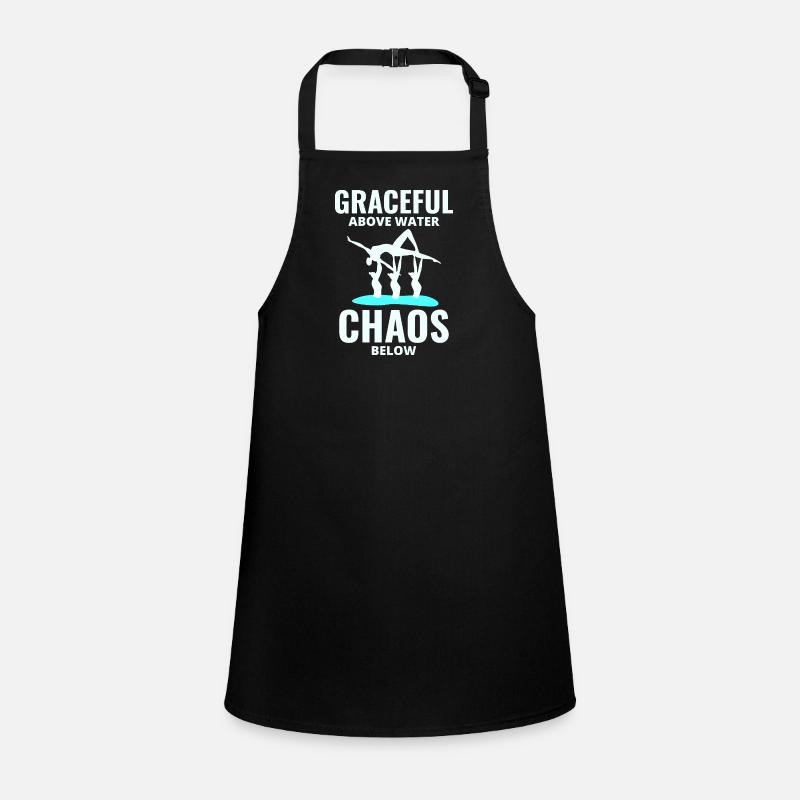 Nageuse de l’équipe de natation synchronisée Graceful Chaos Tablier Enfant