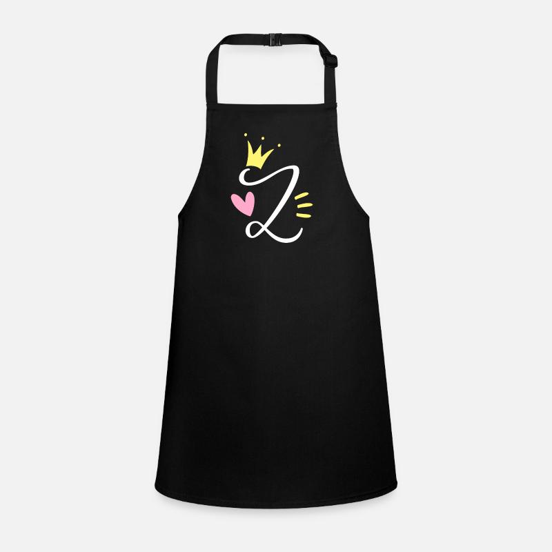 Letter Z Initial Letter Crown Children's Apron