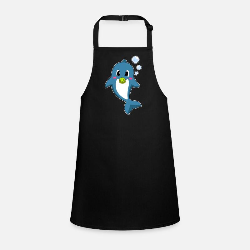 Dolphin Baby Sucifier Tablier Enfant