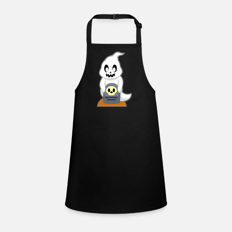 Ghost Halloween Grave Children's Apron