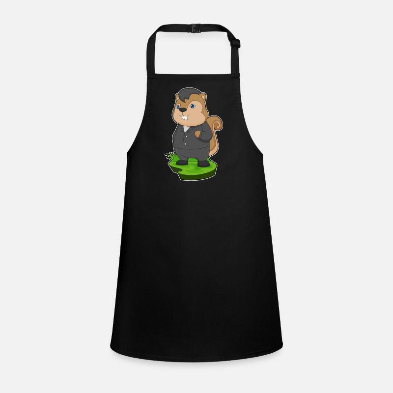 Eichhörnchen Bräutigam Anzug Hochzeit Schürze für Kinder
