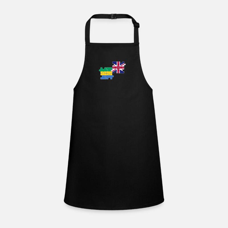 Gabon UK Flag British Gabonese Children's Apron
