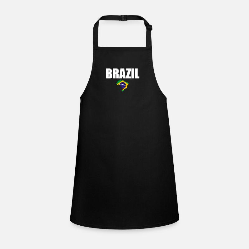 Carte Brésil Brésil Drapeau brésilien Tablier Enfant
