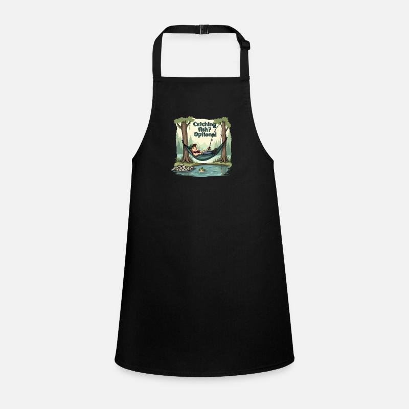 Attraper du poisson ? Optionnel! Chemise de pêche pêcheur Tablier Enfant