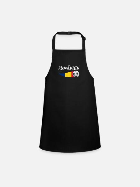 Romanians Romania - Children's Apron - black - Front
