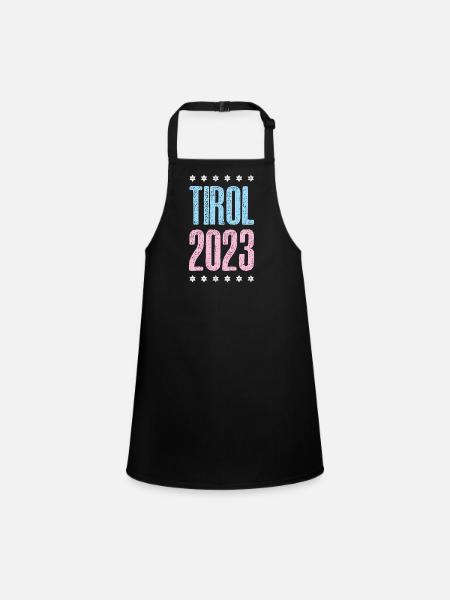 Tyrol 2023 - Tablier Enfant - noir - Devant