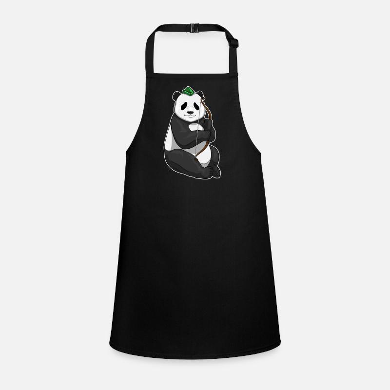 Panda Archer Bow Children's Apron