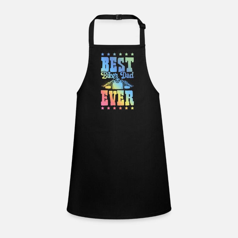 Biker Dad Saying Dad Children's Apron