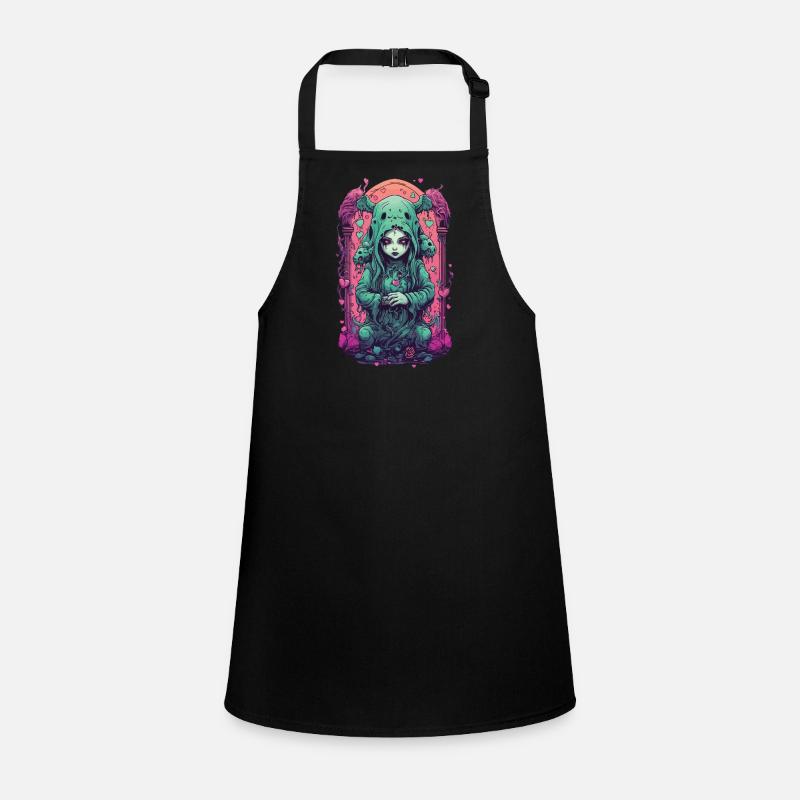 Occulte démon amour gothique Pastel Black Magic Tablier Enfant