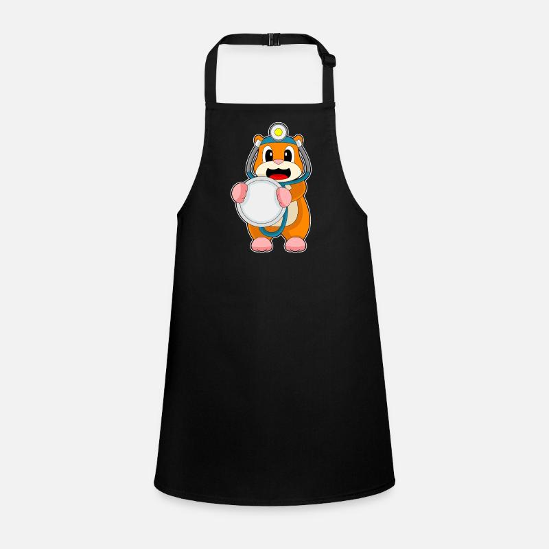 Hamster Doctor Stethoscope Children's Apron