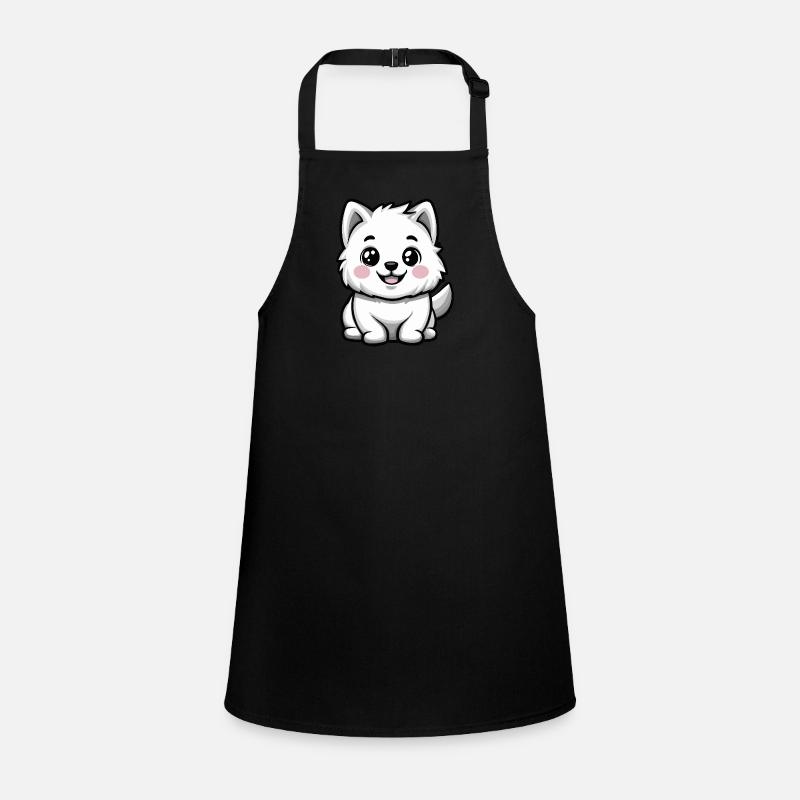 Chien Samoyède Mignon Tablier Enfant