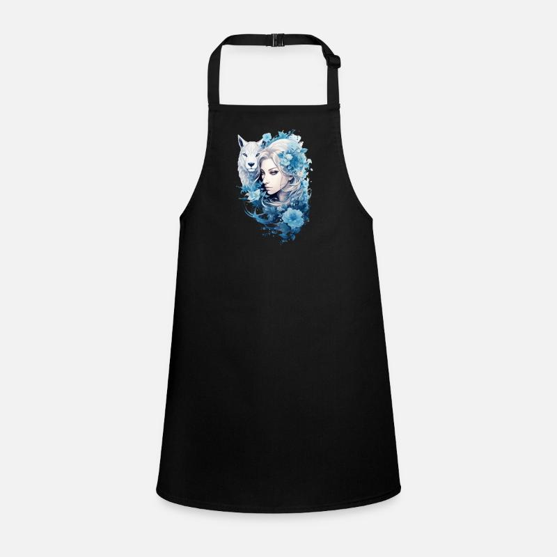 Mystical Wolf Beauty Children's Apron