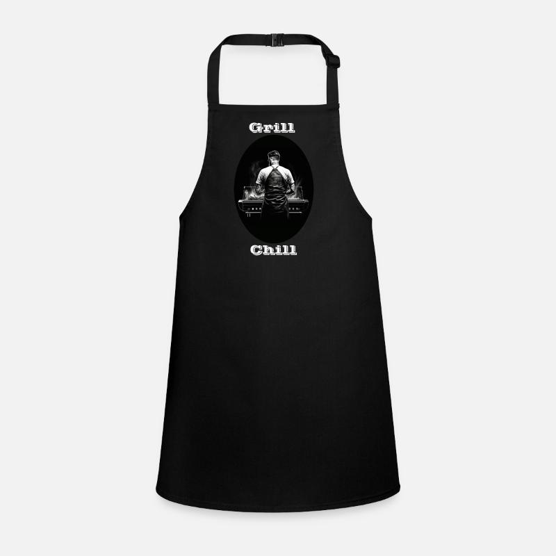 Grill Chill white Children's Apron