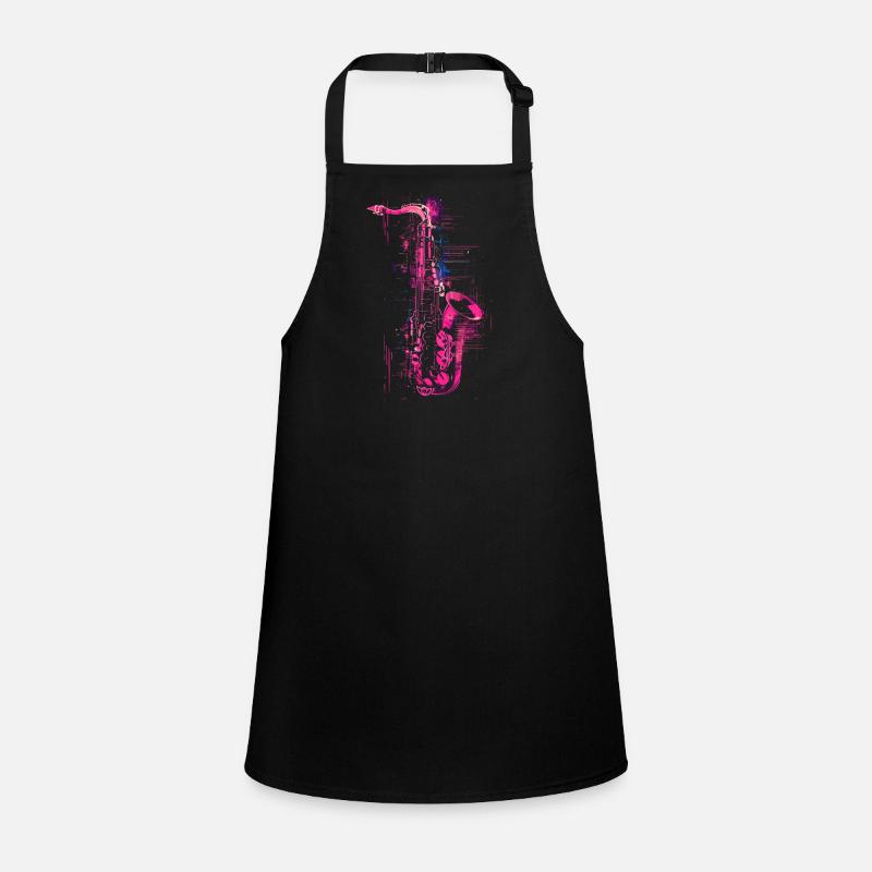 Saxophone Graphics Children's Apron