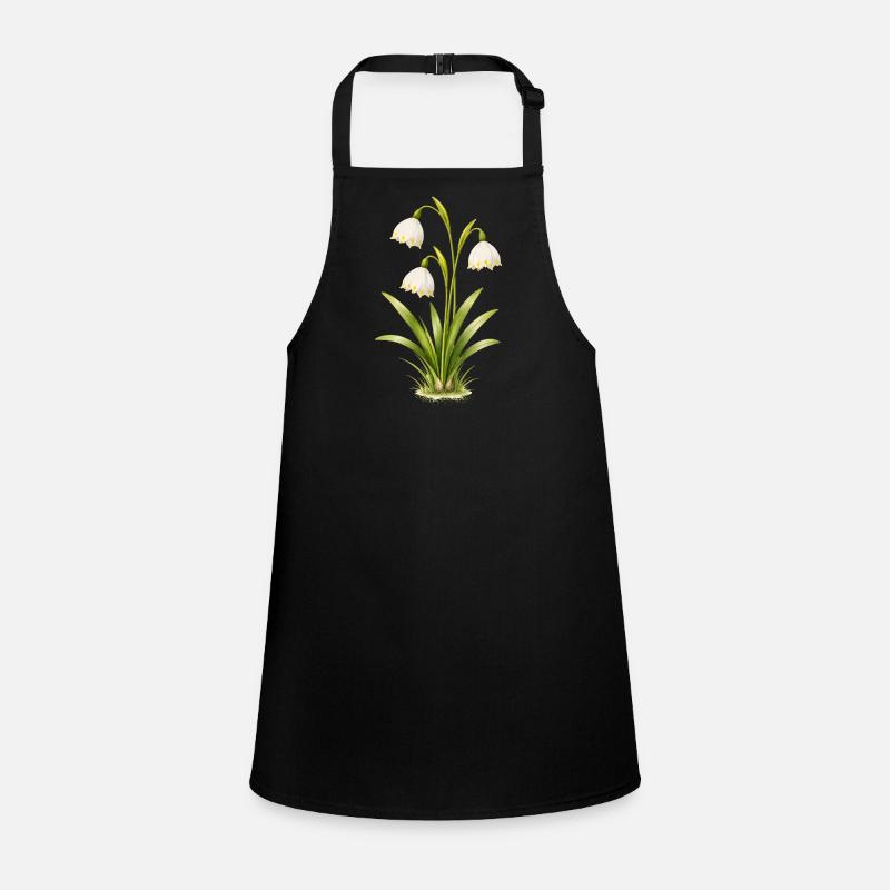 March Beaker Spring Flower Illustration Children's Apron