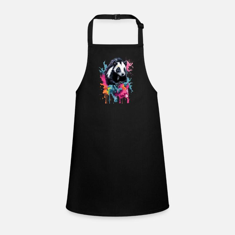 Skunk Cool Cute Stinks Colorful Design Children's Apron