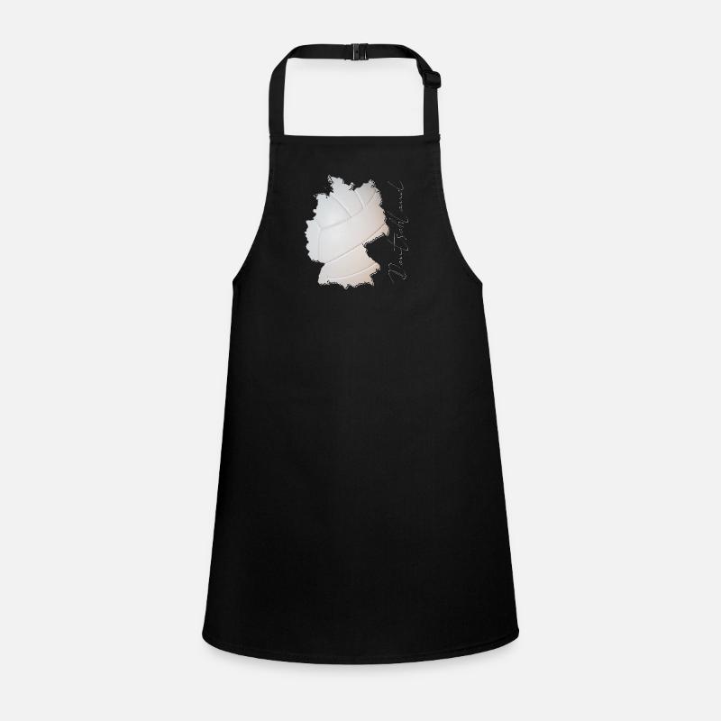 Germany Map Framed Real Volleyball EN Children's Apron