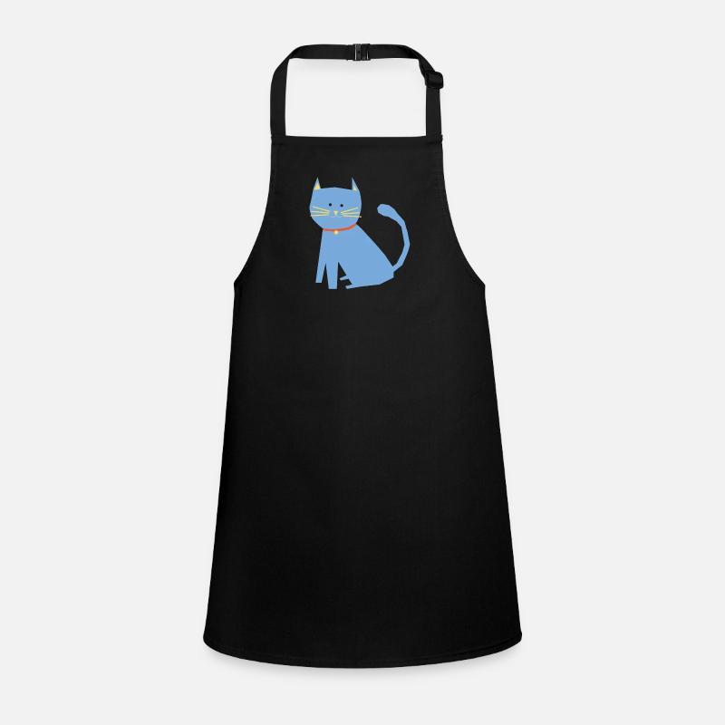 Chat bleu Tablier Enfant