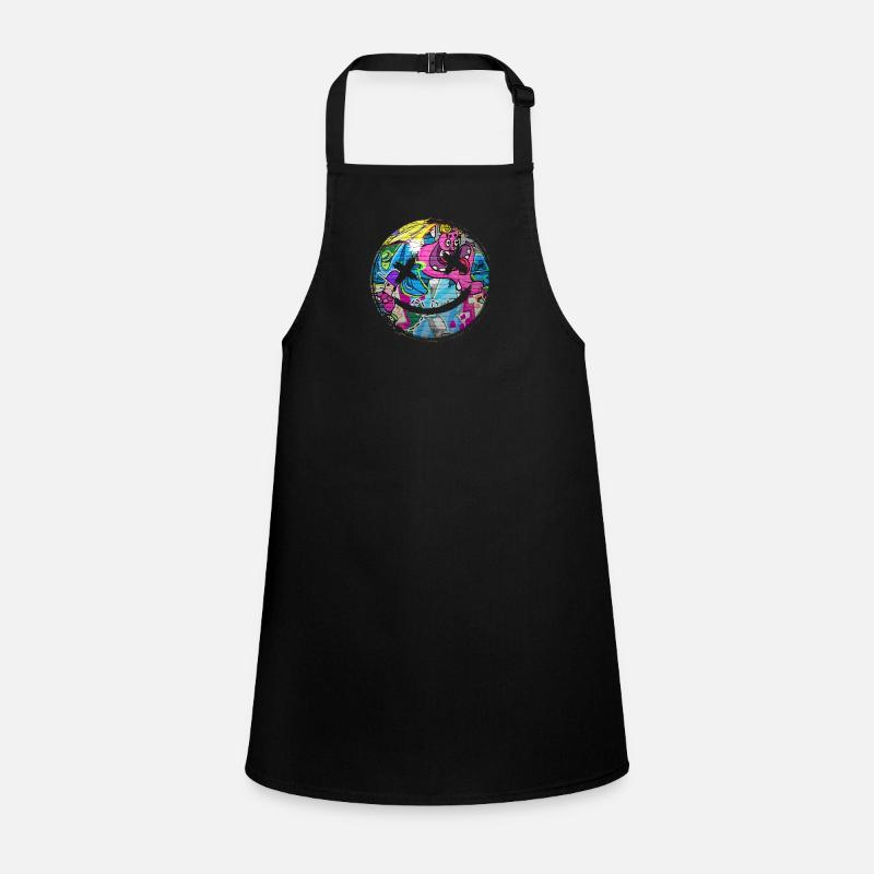 Graffiti style Splash hip hop colors painter color Children's Apron