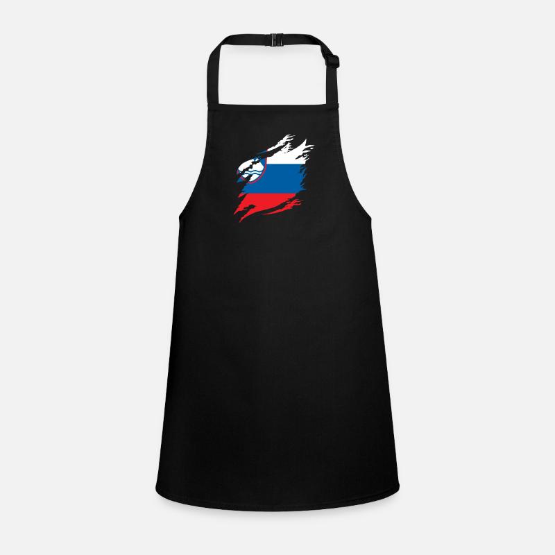 Slovénie Drapeau Balkan Drapeau Slovène Vintage Tablier Enfant