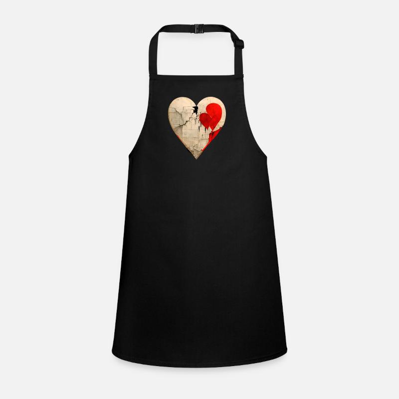 BROKEN HEART Children's Apron
