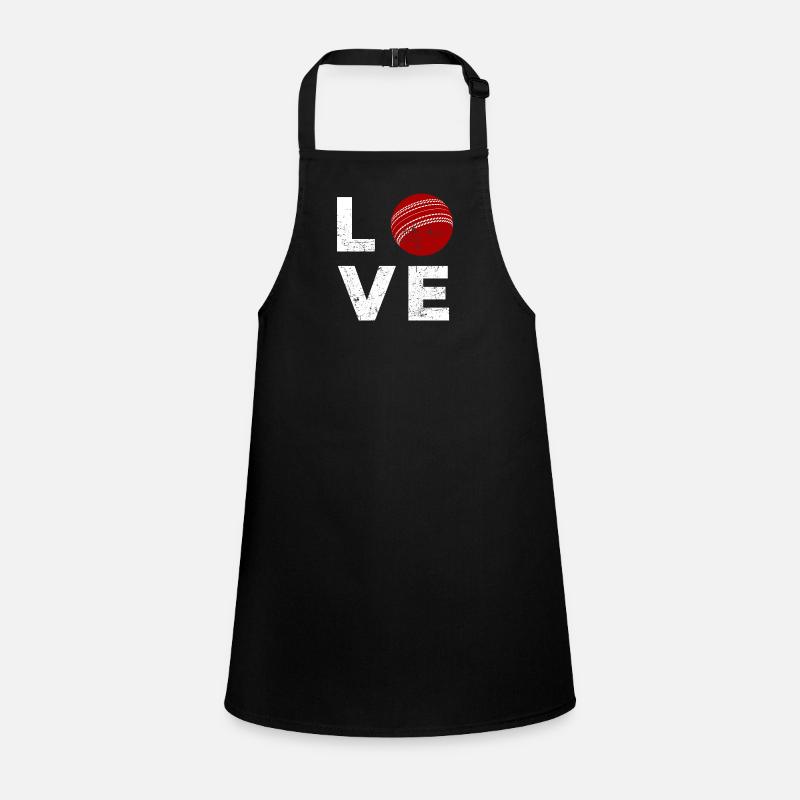 Cricket-Liebe Schürze für Kinder