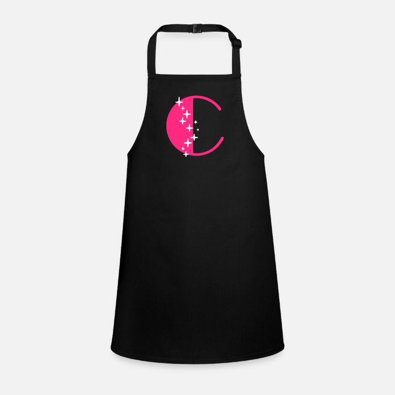 Letter C Glitter Children's Apron