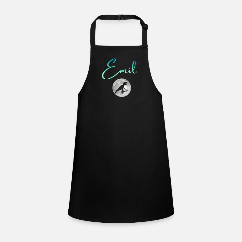EMIL - Beautiful boy name with dinosaur Children's Apron