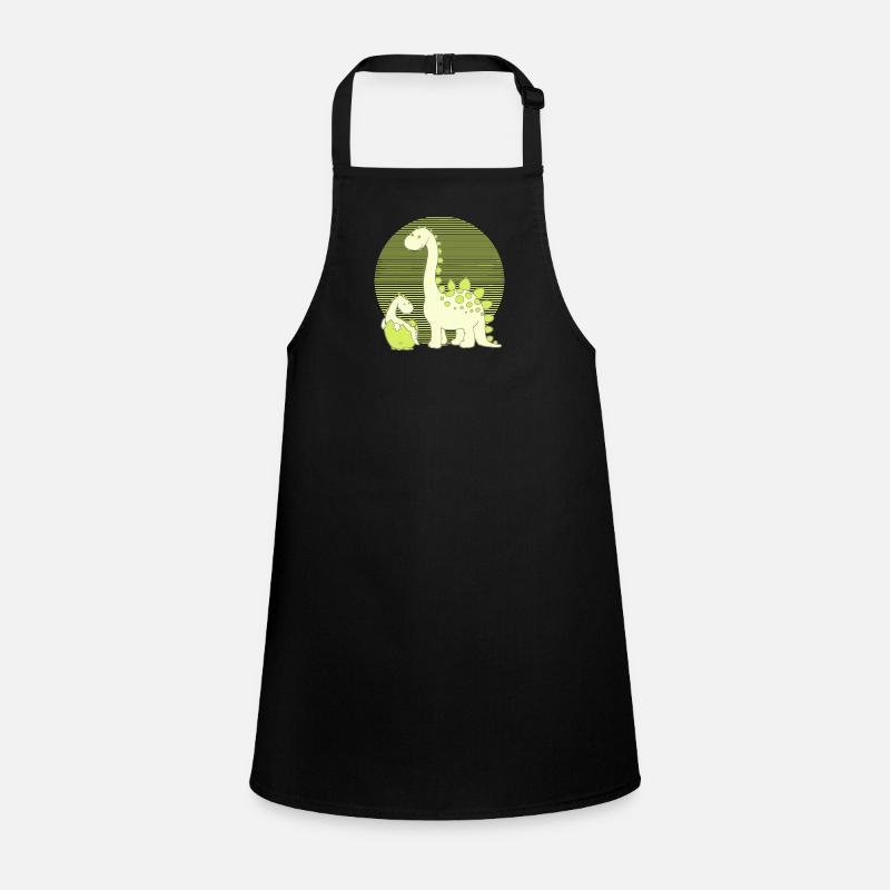 Dinosaur Mom with Hatching Egg Children's Apron