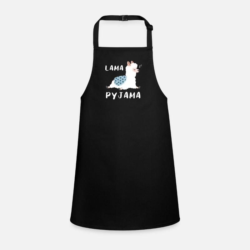 Lama Pyjama Late Riser Gift Children's Apron