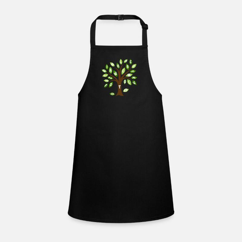 Alphabet leaf tree Children's Apron