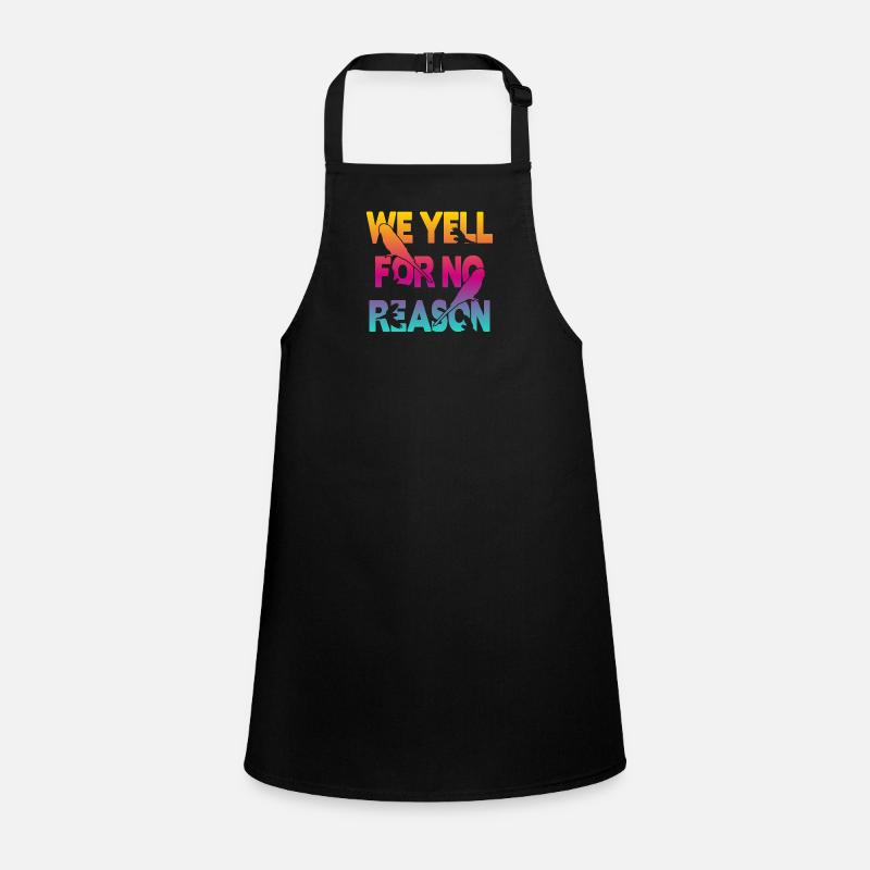 We Yell For No Reason - Budgie Children's Apron