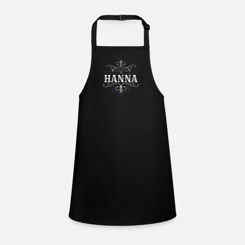 Hanna Surname First name personalized Children's Apron