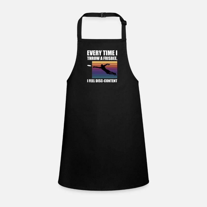 Disc Golf Frisbee Player Gift Children's Apron