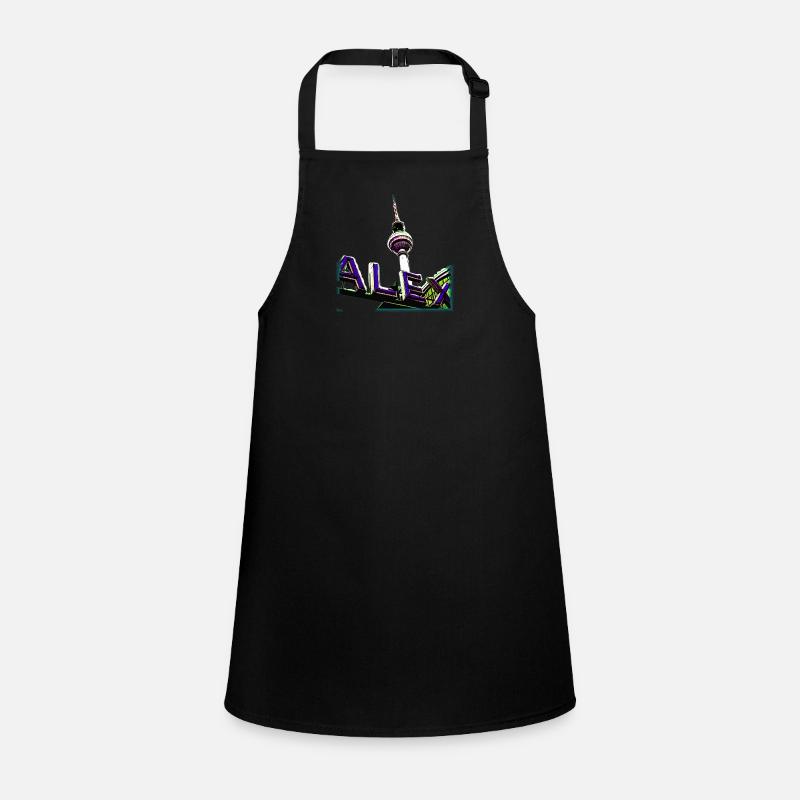 Alex Blue - Children's Apron - black