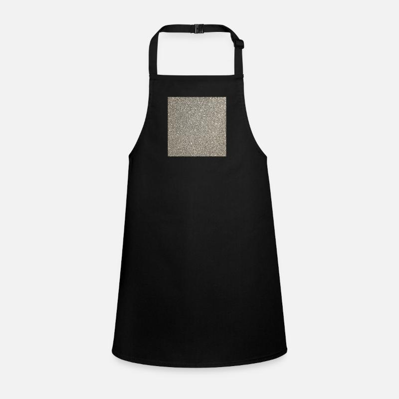Wrong glitter print background gold silver Children's Apron