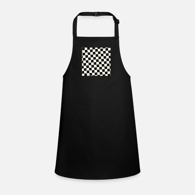 Masque en damier | Protège-dents Tablier Enfant