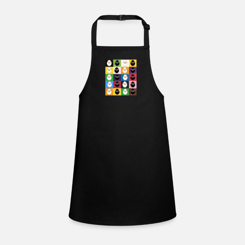 Patchwork-Schafe Schürze für Kinder