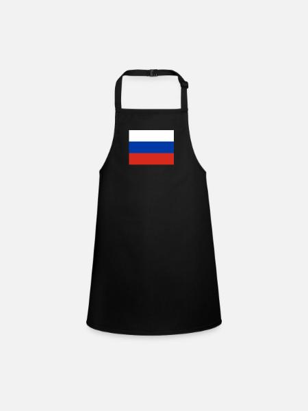 russia - Children's Apron - black - Front