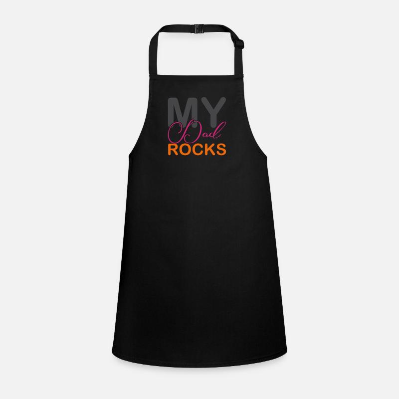 Mon père rocks Tablier Enfant
