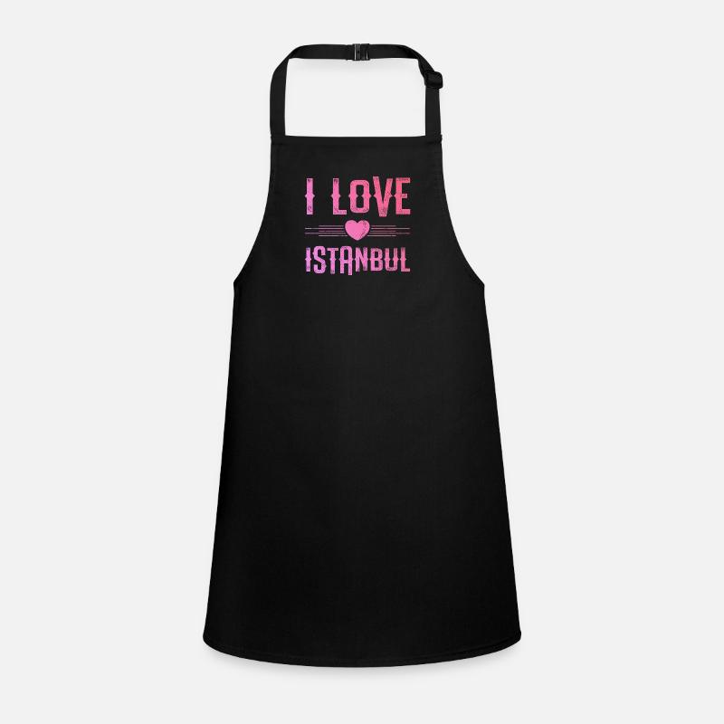 I Love Istanbul Children's Apron