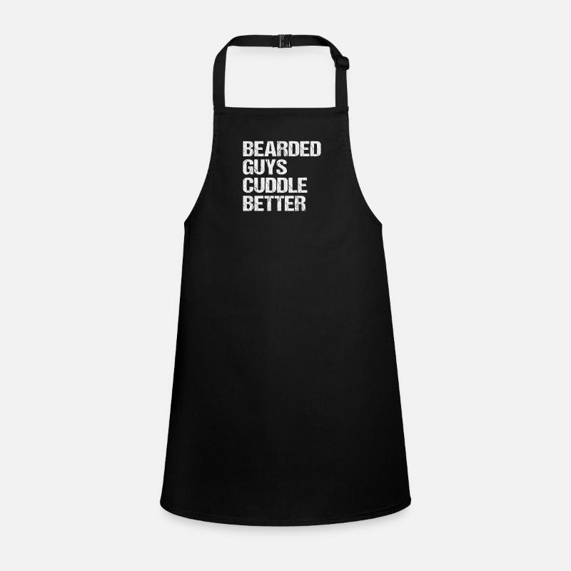 Les gars barbus câlinent mieux Tablier Enfant