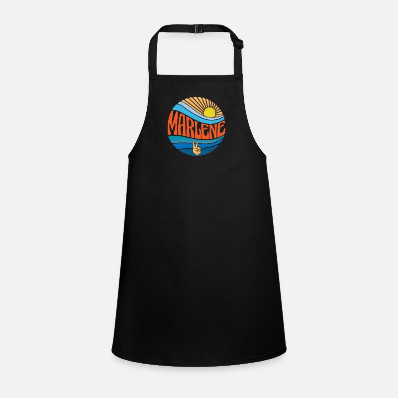 Marlene Shirt Vintage Sunset Marlene Groovy Tie Children's Apron