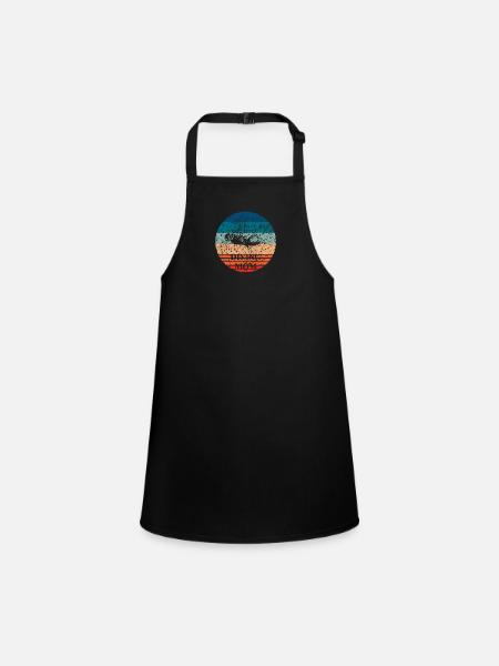 Diving Mom - Conception de plongée pour Diving Mamas - Tablier Enfant - noir - Devant