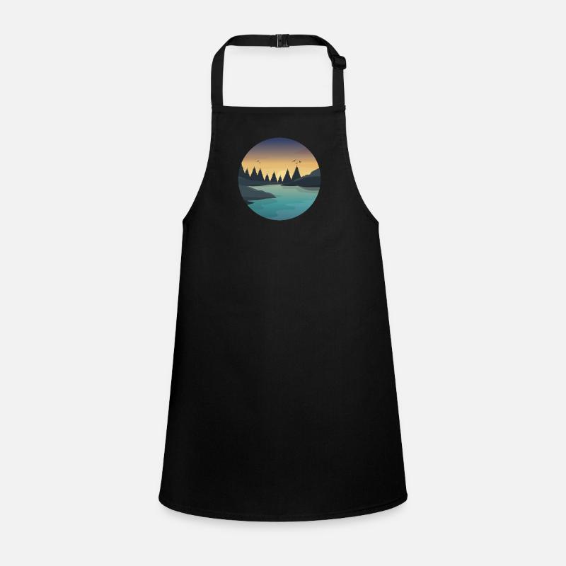 hiking nature mountain gift Children's Apron